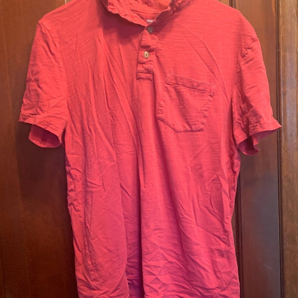Sonoma Boy's Size Large Red Short Sleeve Shirt